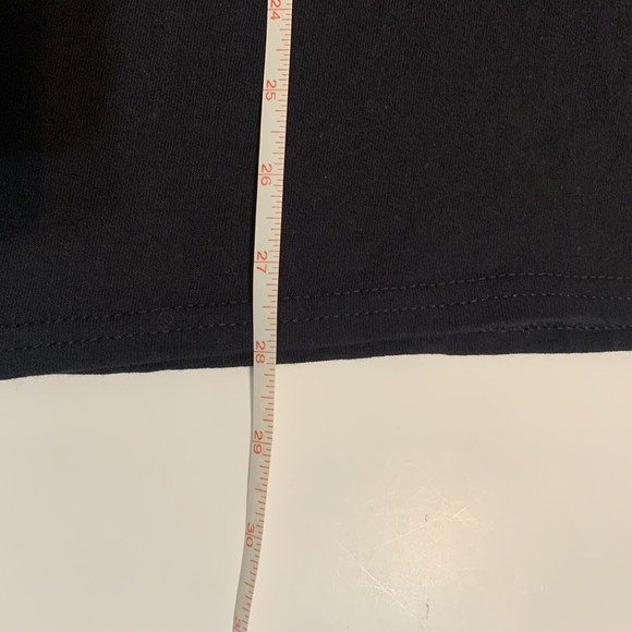 Spencers Four Eyes Nun Adult Medium Black Crewneck T-Shirt - Picture 5 of 5